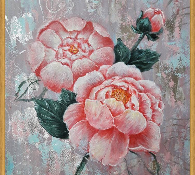 Cuadro Vintage Peony