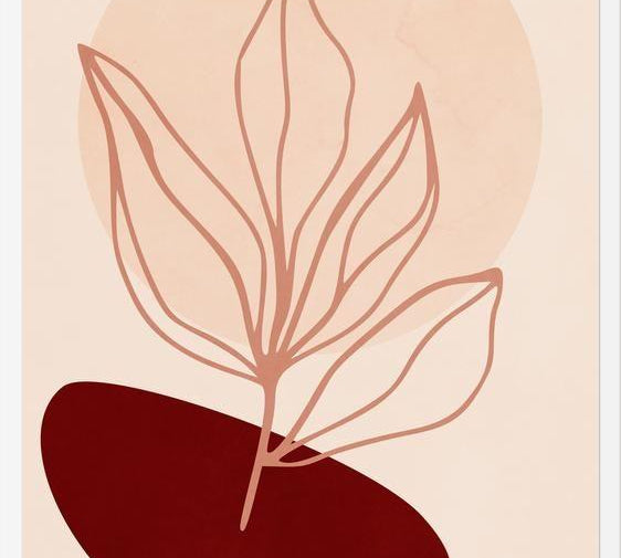 Cuadro Jardín Minimalista
