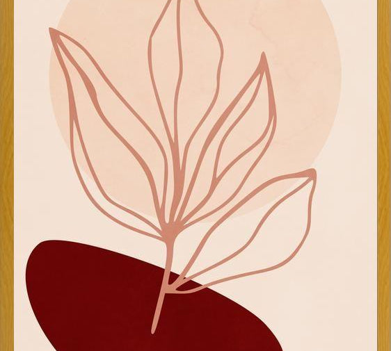 Cuadro Jardín Minimalista