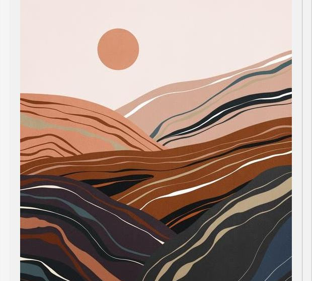Cuadro Mineral inspired landscapes 3