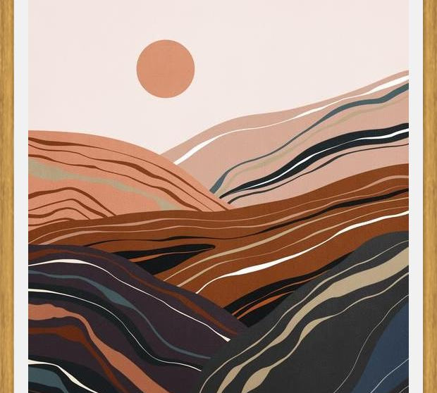 Cuadro Mineral inspired landscapes 3