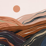 Canvas Mineral inspired landscapes 3