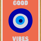 Cuadro Good Vibes Ojo Griego