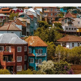 Cuadro cerros de valparaíso