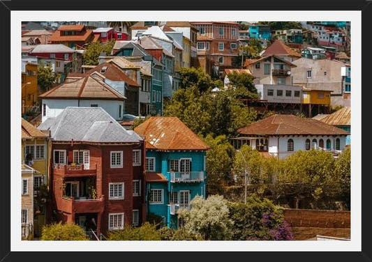 Cuadro cerros de valparaíso