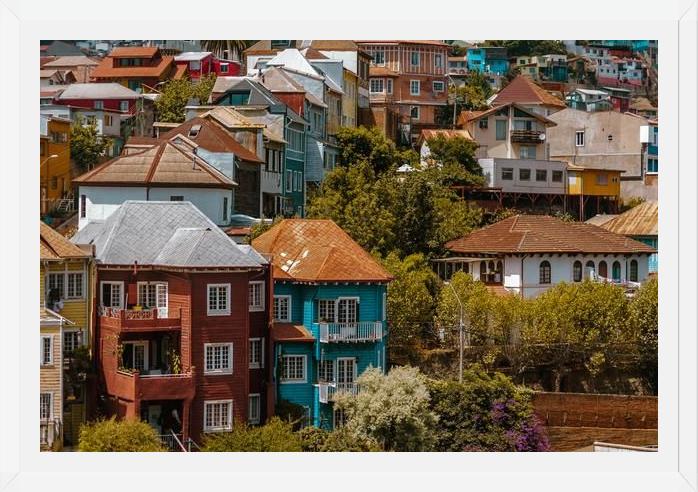 Cuadro cerros de valparaíso