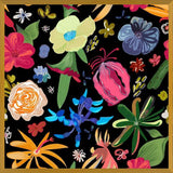 Cuadro Rare Botanical Flowers Black