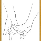 Cuadro Hands series - Pinky promise