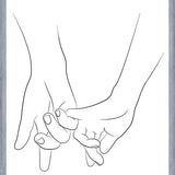 Cuadro Hands series - Pinky promise