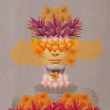 Canvas Woman in flowers IV