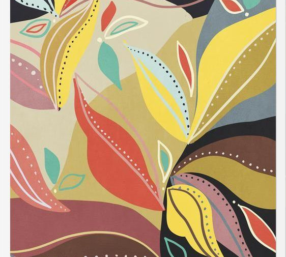 Cuadro Abstract floral 1