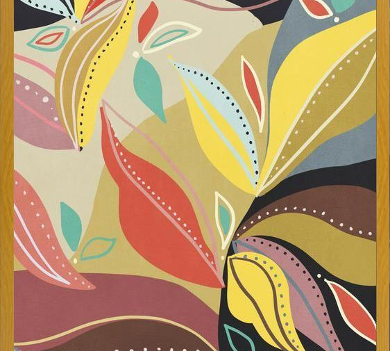 Cuadro Abstract floral 1