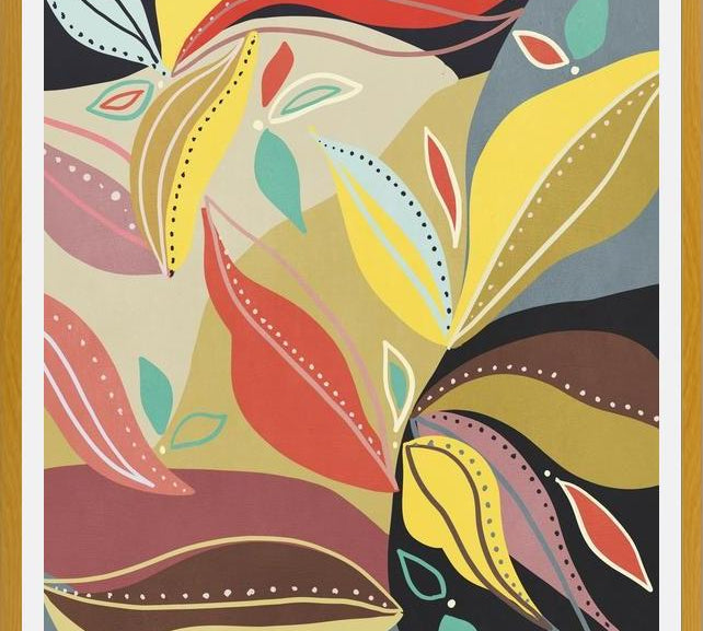 Cuadro Abstract floral 1