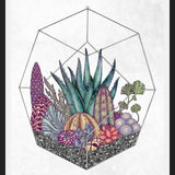 Cuadro Love cacti