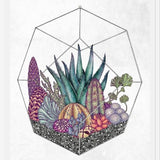 Cuadro Love cacti