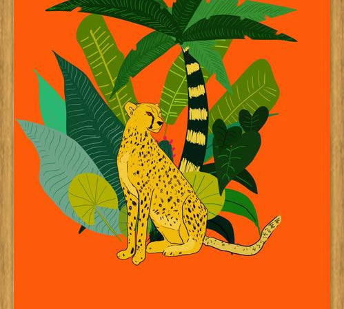 Cuadro Chita en la selva