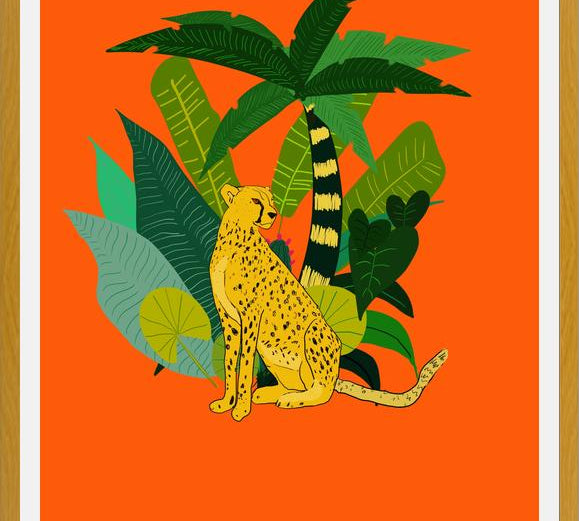 Cuadro Chita en la selva