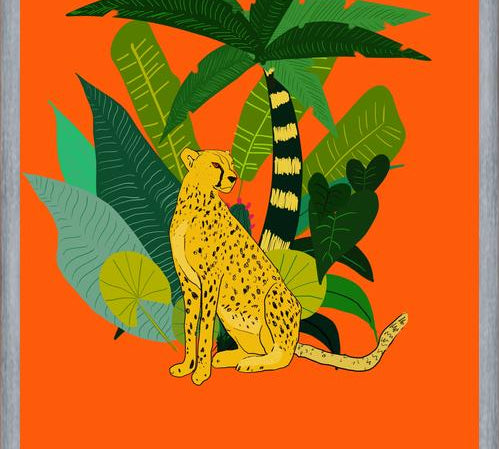 Cuadro Chita en la selva