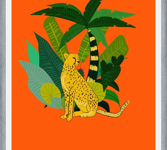 Cuadro Chita en la selva