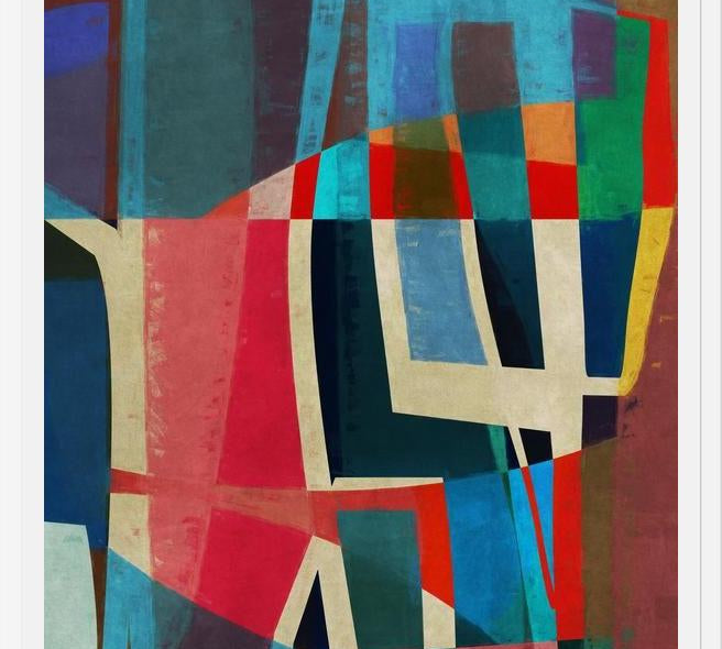 Cuadro Patchwork Tulip