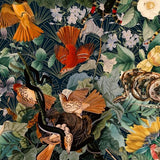 Canvas Birds and snakes