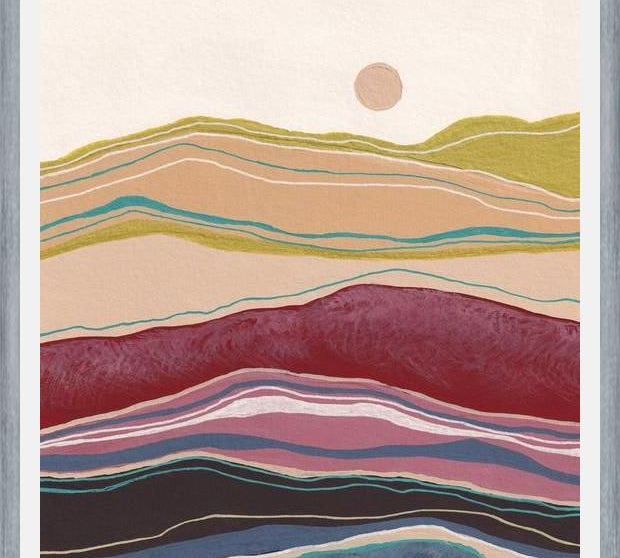 Cuadro Retro rainbow landscape 2
