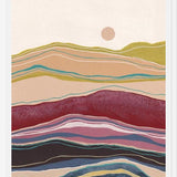 Cuadro Retro rainbow landscape 2
