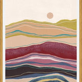 Cuadro Retro rainbow landscape 2