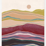 Cuadro Retro rainbow landscape 2
