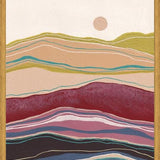 Cuadro Retro rainbow landscape 2