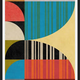 Cuadro Rayas G Abstractas 5