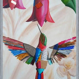 Cuadro El colibrí y el copihue