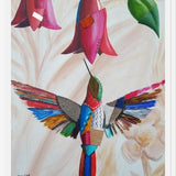 Cuadro El colibrí y el copihue