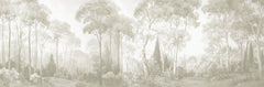 Papel mural Dosel I Beige, otra vista del diseño instalado.