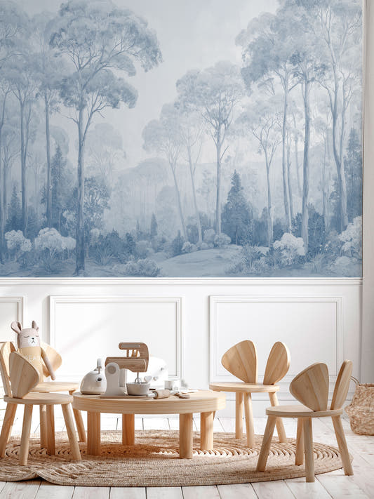 Papel Mural Dosel III Azul