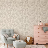 Papel Mural Dulce Bosque Beige