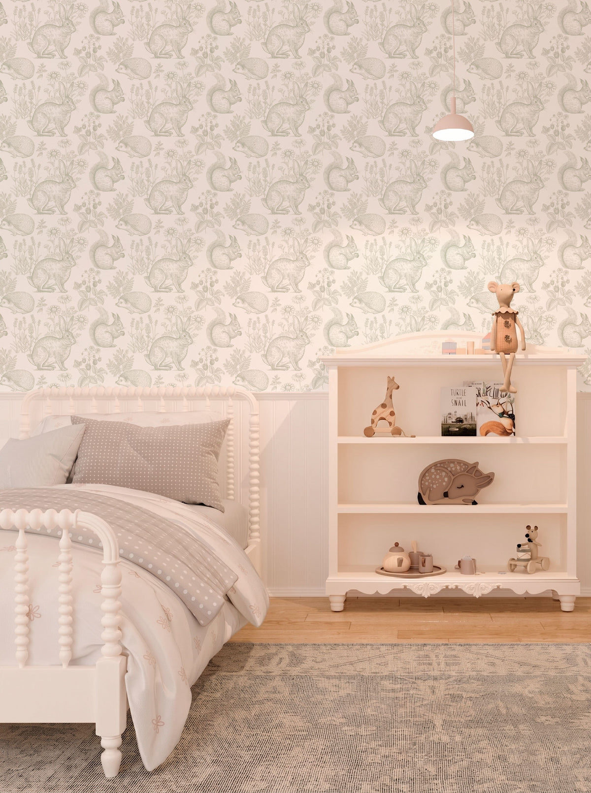 Papel Mural Dulce Bosque Pistacho