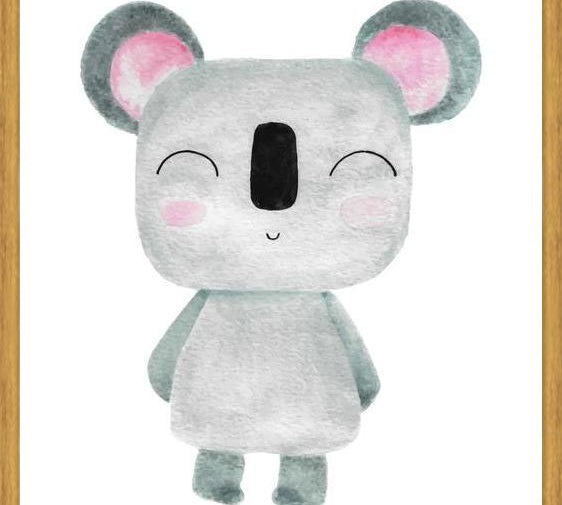 Cuadro Koala en acuarela