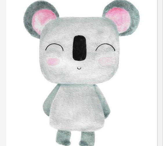 Cuadro Koala en acuarela