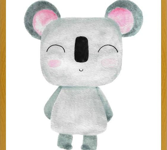 Cuadro Koala en acuarela