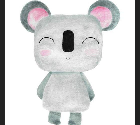Cuadro Koala en acuarela