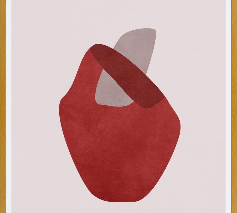 Cuadro Mi corazón es rojo