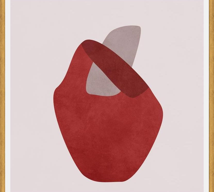 Cuadro Mi corazón es rojo