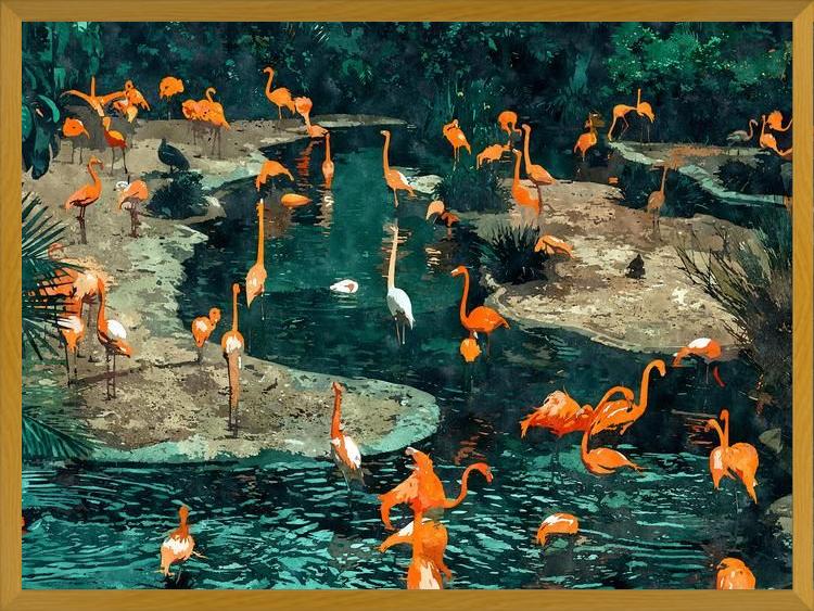 Cuadro Flamingo Creek