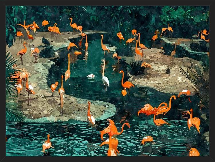 Cuadro Flamingo Creek