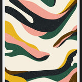 Cuadro Curvas abstractas
