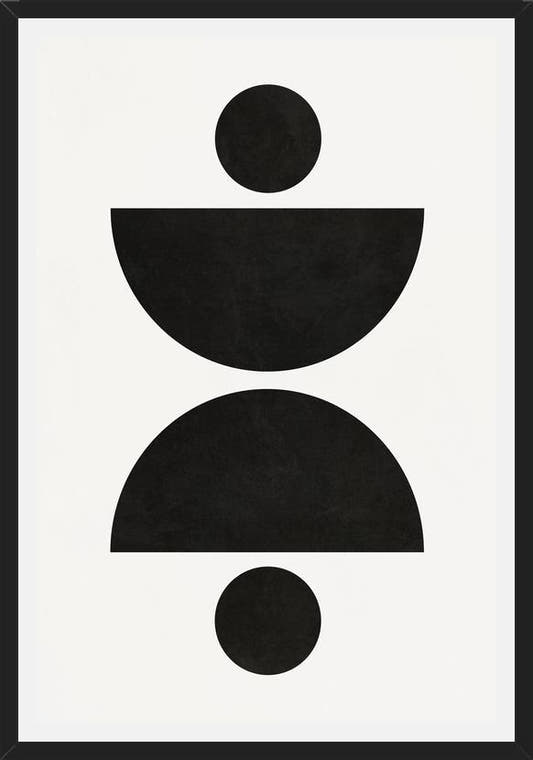 Cuadro ABSTRACT AND GEOMETRIC SHAPES 02BW