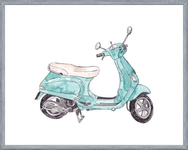 Cuadro Moto Vintage