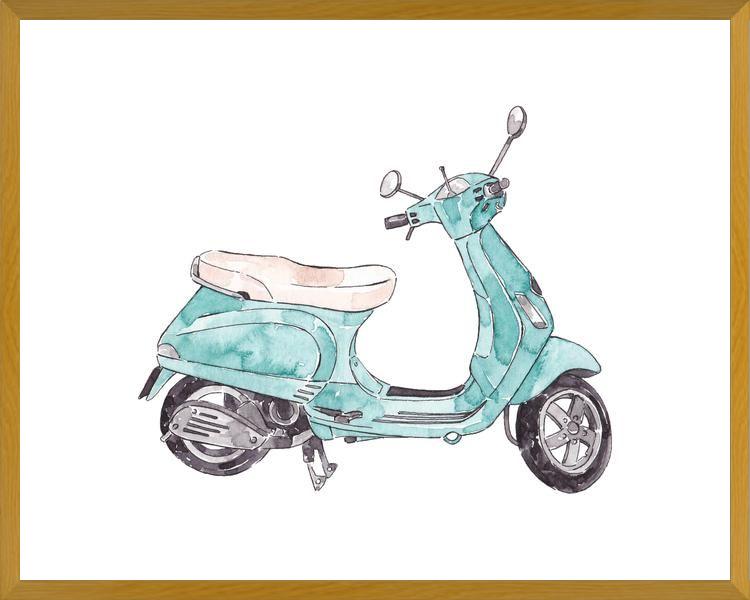 Cuadro Moto Vintage