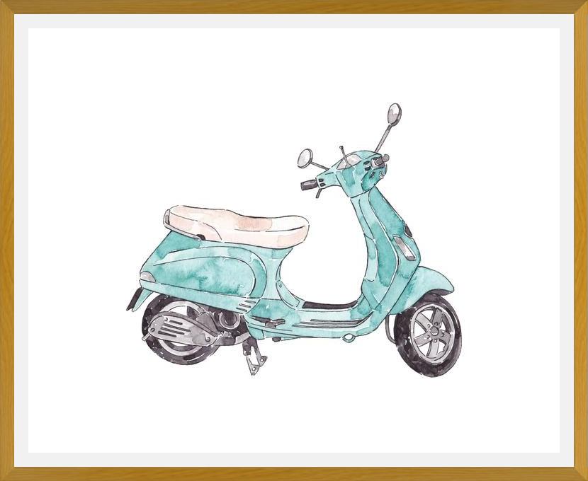 Cuadro Moto Vintage